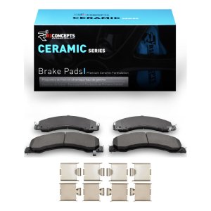 Dodge Ram 4500 Brake Pads - Front + Rear - R1 Concepts - Ceramic - `08-`25